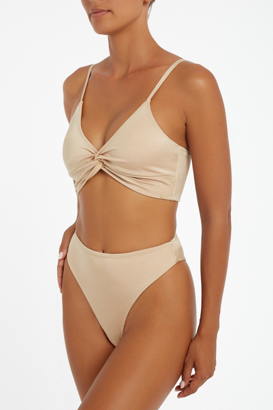 Swim & Intimates | Flook The Label Demi Brief Gold