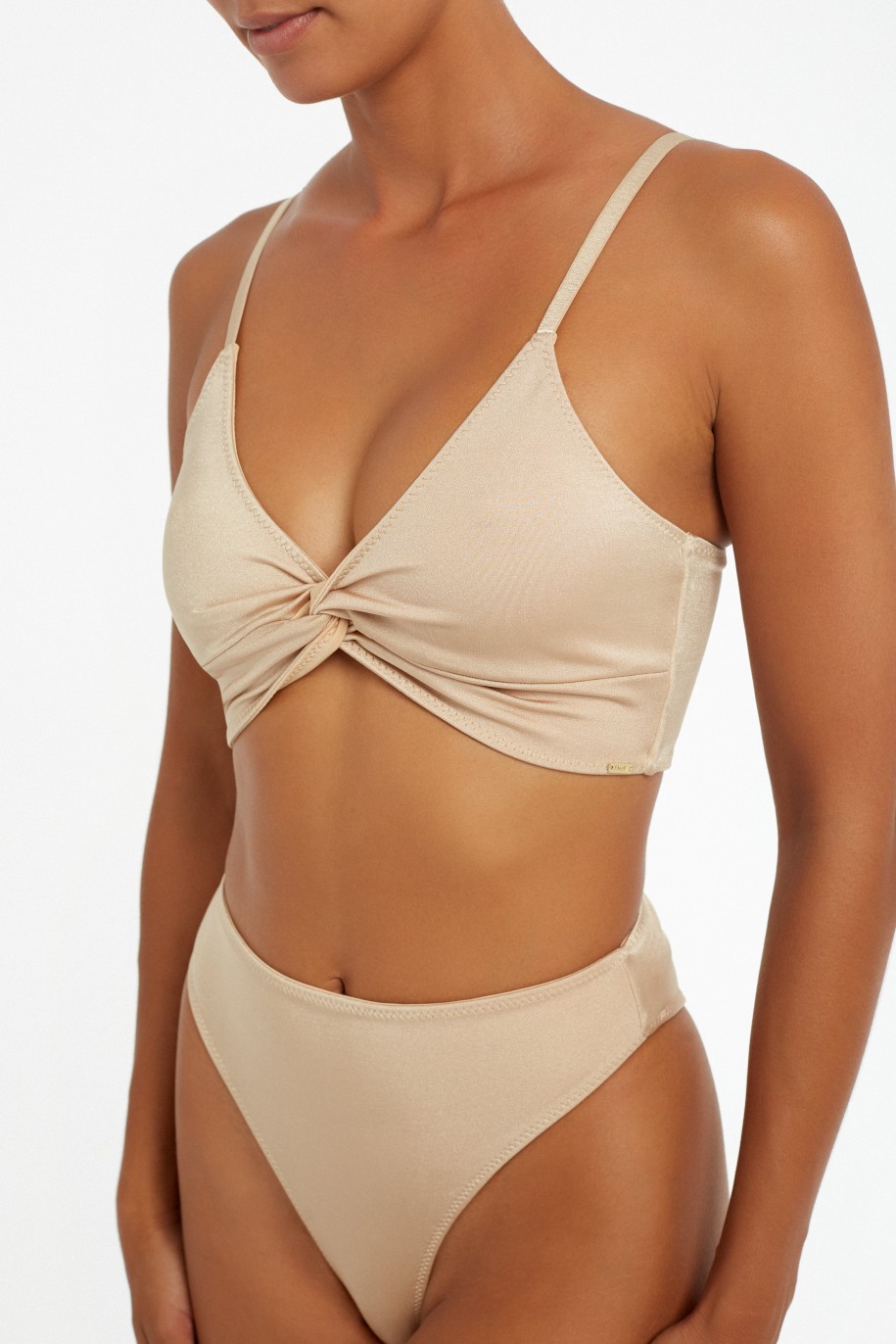 Swim & Intimates | Flook The Label Demi Brief Gold